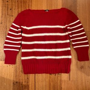 Vintage JCREW - Red/white sweater - M